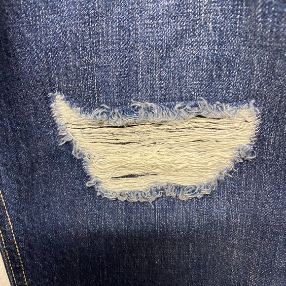 BRAND NEW KANCAN WOMEN'S RELAXED FIT BLUE JEANS, DISTRESSED, HIGH RISE,SIZE 9/28 - Picture 9 of 16